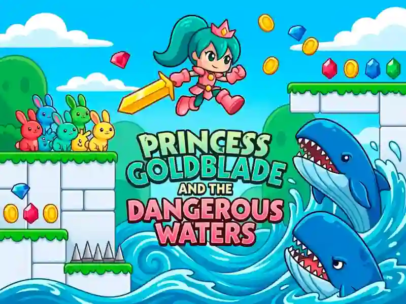 Žaidimas Princess Goldblade and the Dangerous Waters internete