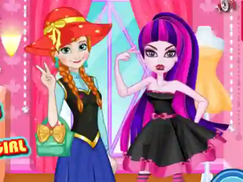 Žaidimas Princess vs Monster Girl internete