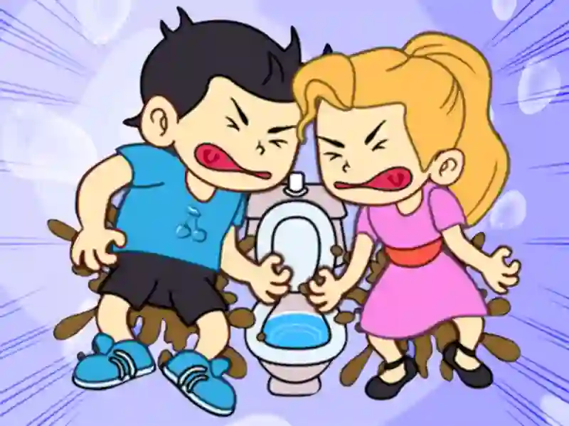 Žaidimas Toilet Rush Race: Draw Puzzle internete