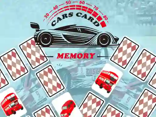Žaidimas Cars Card Memory internete