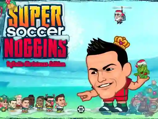 Žaidimas Super Soccer Noggins Xmas Edition internete