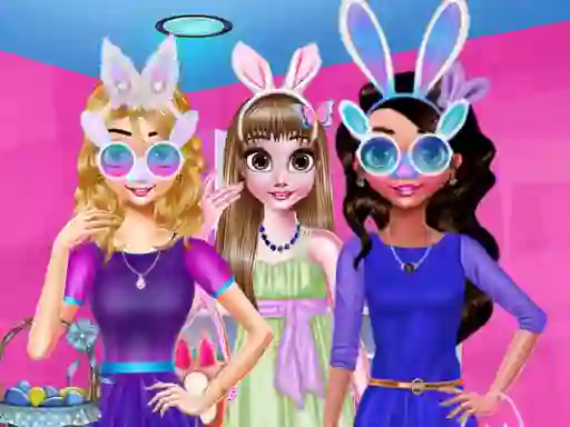 Žaidimas Funny Easter Girls internete