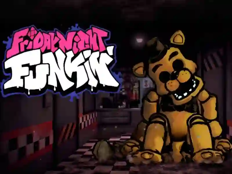 Žaidimas FNF vs FNAF Gold internete