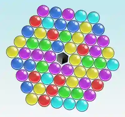 Žaidimas bubble Spin internete