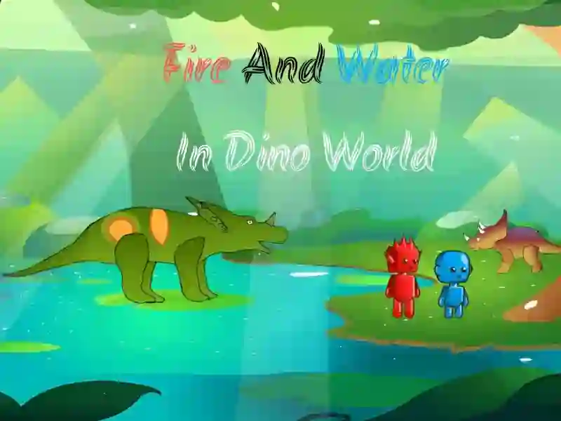 Žaidimas Fire And Water In Dino World internete