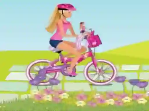 Žaidimas BARBIE RIDES A BIKE internete