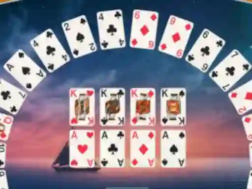 Žaidimas Crescent Solitaire internete