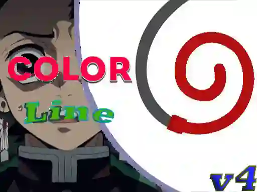 Žaidimas coloring lines v4 internete