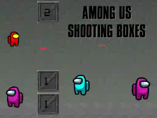 Žaidimas Among Us Shooting Boxes internete