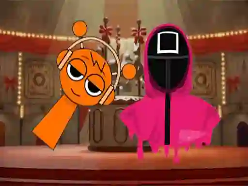 Žaidimas Squid Sprunki Mingle Game 2 internete