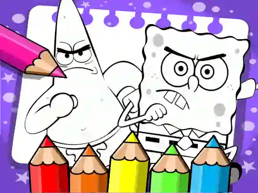 Žaidimas Sponge Bob Coloring Book internete