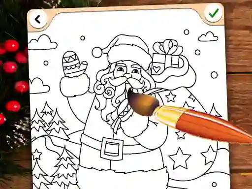 Žaidimas Christmas Coloring Game internete