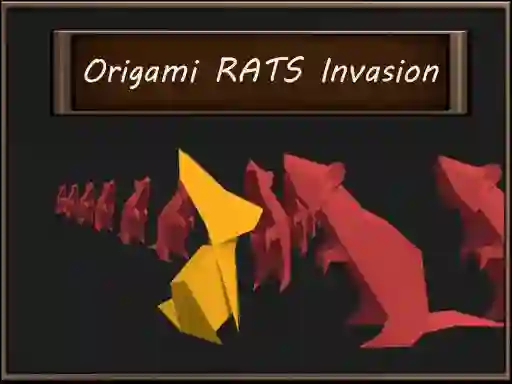 Žaidimas Origami Rats Invasion internete