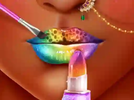 Žaidimas Princess Lip Art Salon internete