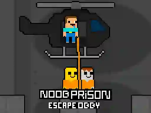 Žaidimas Noob Prison Escape Obby internete