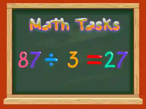 Žaidimas Math Tasks True or False internete