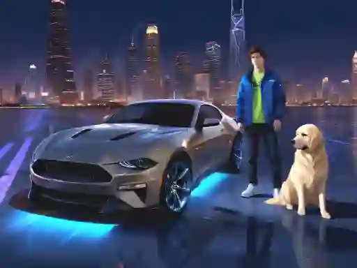 Žaidimas Mustang City Driver internete