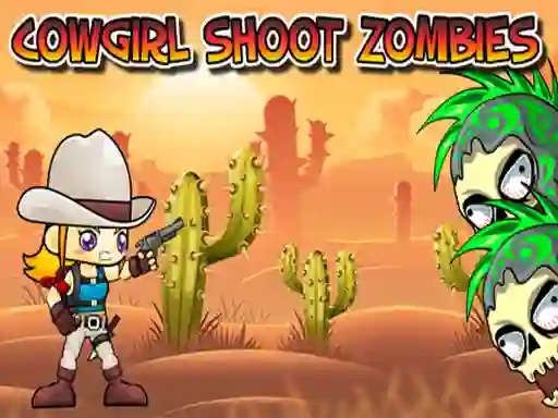 Žaidimas Cowgirl Shoot Zombies internete
