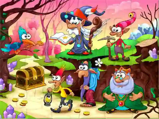 Žaidimas Fantasy Jigsaw Deluxe internete