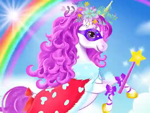 Žaidimas Baby unicorn dress up internete