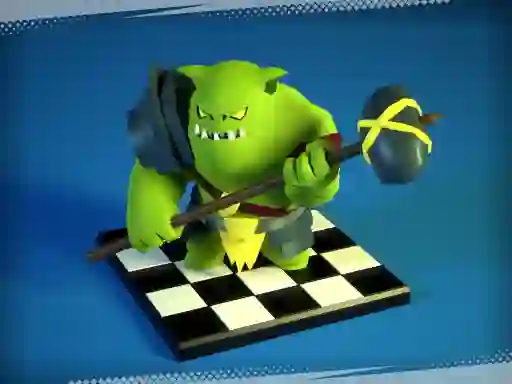 Žaidimas Checkers RPG Online Battle internete