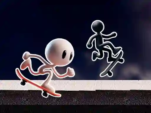 Žaidimas Black and White Stickman internete