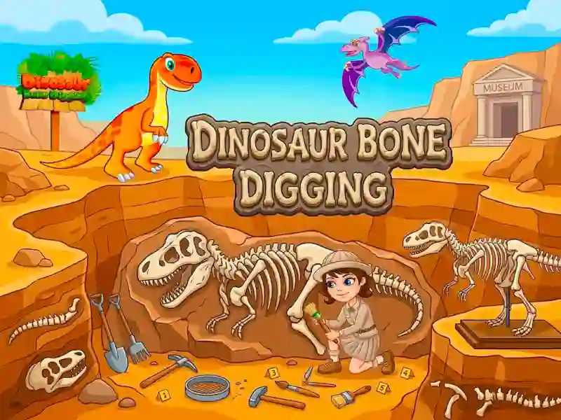 Žaidimas Dinosaur Bone Digging internete