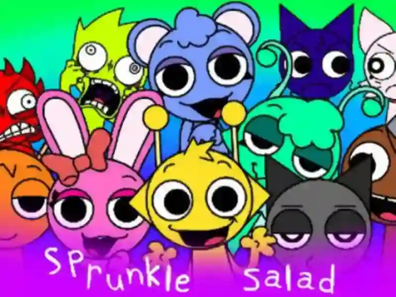 Žaidimas Sprunkle Salad internete