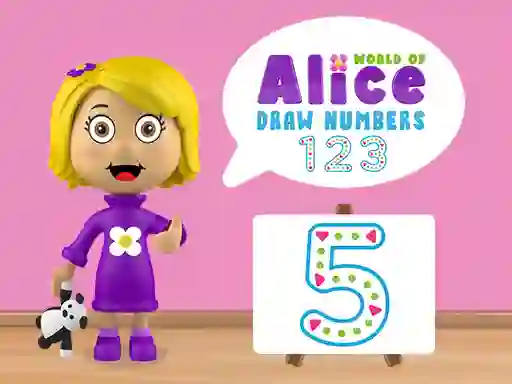 Žaidimas World of Alice Draw Numbers internete