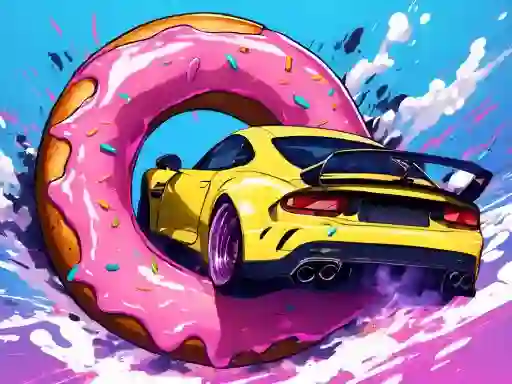 Žaidimas Roof Car Stunt internete