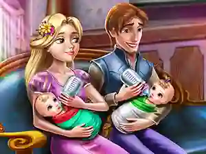 Žaidimas Rapunzel Twins Family Day internete