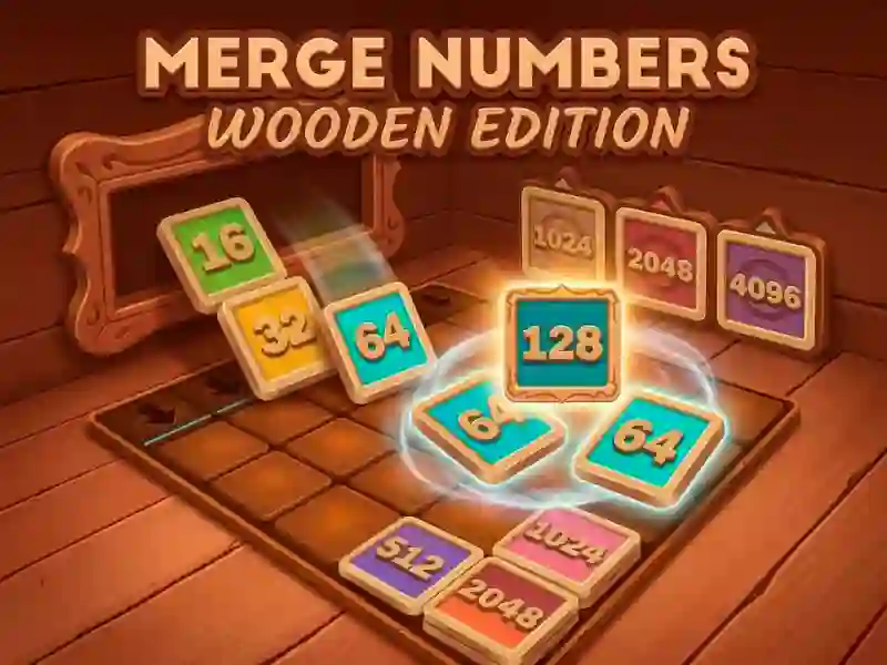 Žaidimas Merge Numbers Wooden Edition internete
