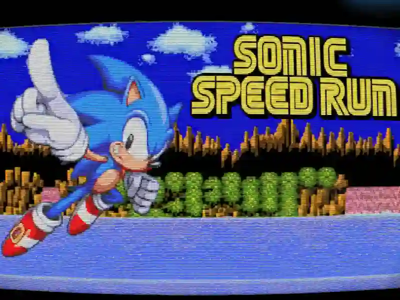 Žaidimas Sonic Speed Run internete
