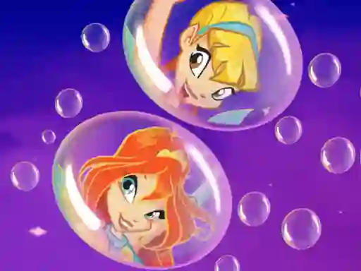 Žaidimas Draw Winx Bubble Path internete