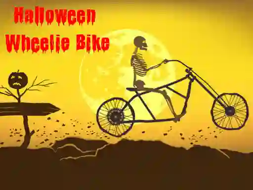 Žaidimas Halloween Wheelie Bike internete