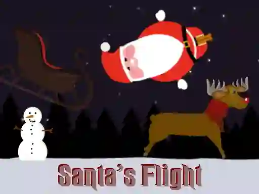 Žaidimas Santa's Flight internete