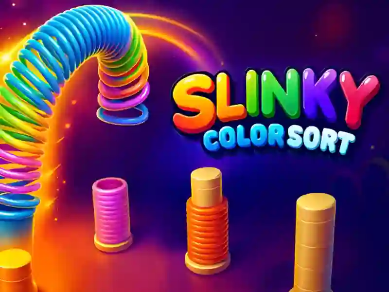 Žaidimas Slinky Color Sort internete