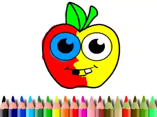 Žaidimas Back To School: Apple Coloring Book internete
