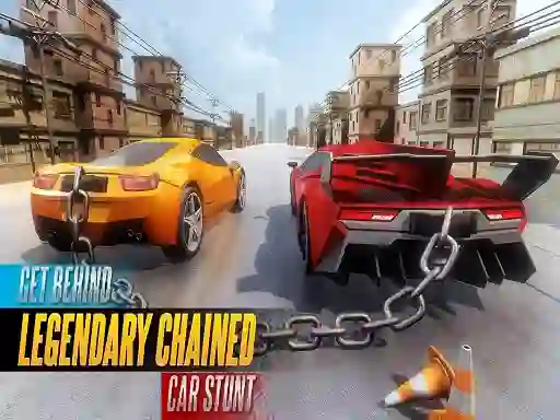 Žaidimas Chained Car Stunts Race Mega Ramp internete