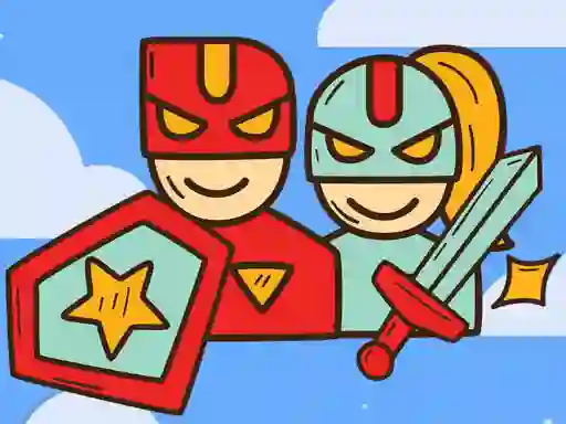 Žaidimas Super Warrior Match 3 internete