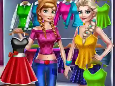 Žaidimas Princesses Casual Outfits internete