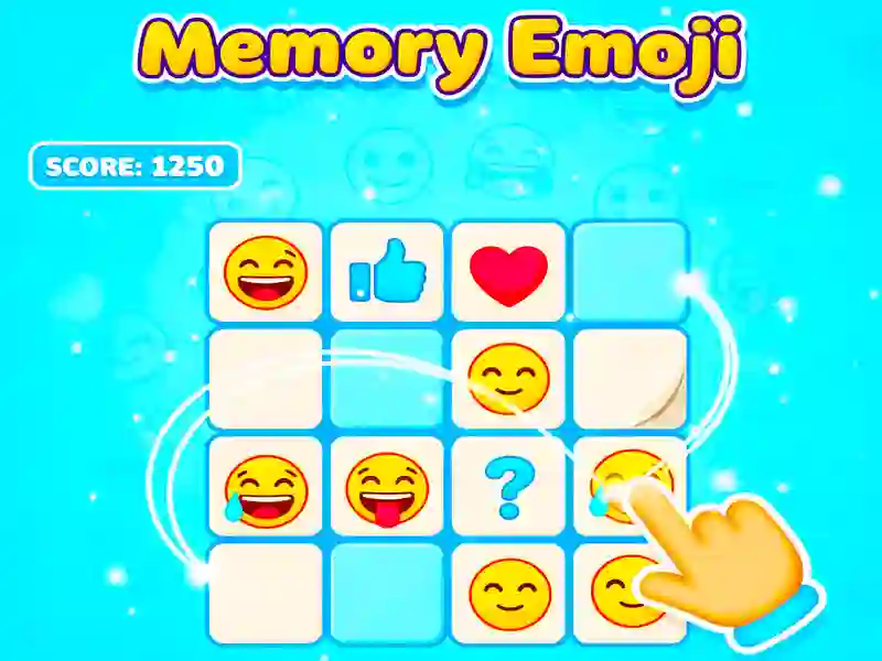 Žaidimas Memory Emoji internete