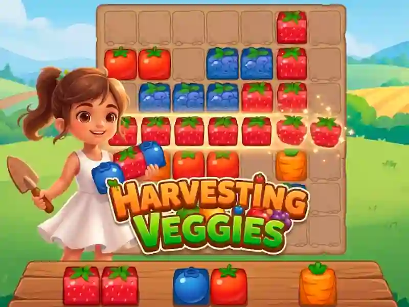 Žaidimas Harvesting Veggies internete