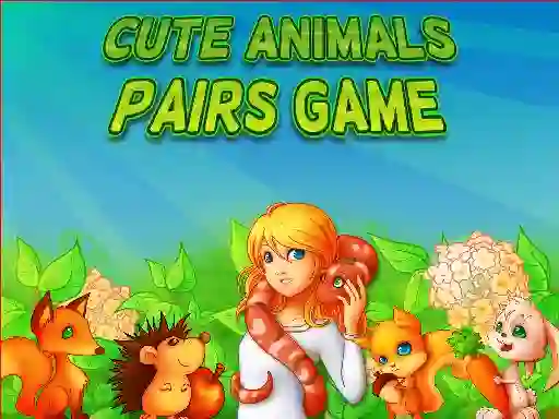 Žaidimas Cute Animals Pairs Game internete