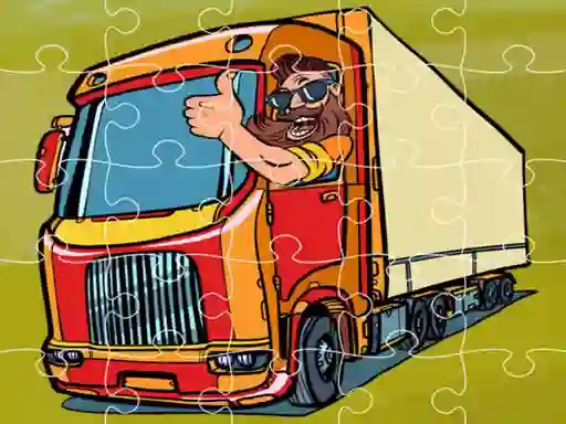 Žaidimas Semi Trucks Jigsaw internete
