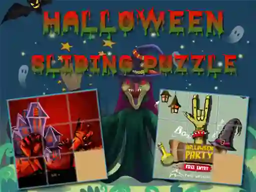 Žaidimas Halloween Sliding Puzzle internete