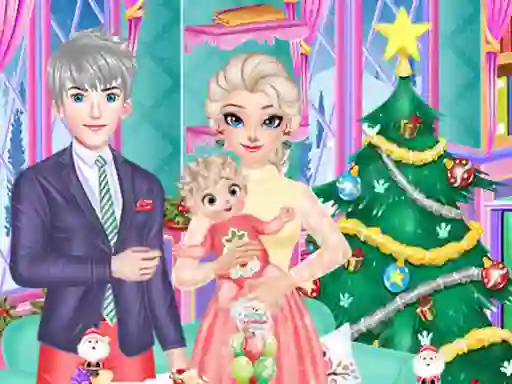 Žaidimas Frozen Family Christmas Preparation internete