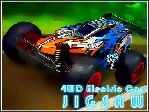 Žaidimas 4WD Electric Cars Jigsaw internete