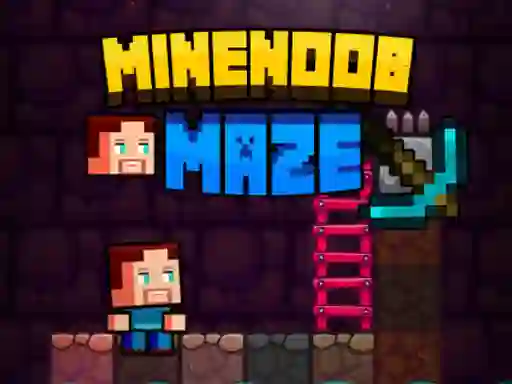 Žaidimas MineNoob Maze internete
