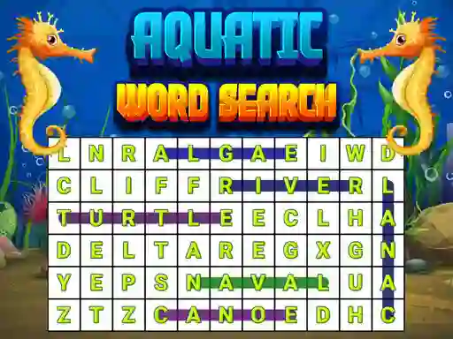 Žaidimas Aquatic Word Search internete